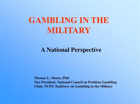 gambling in the military|dod policy on gambling.